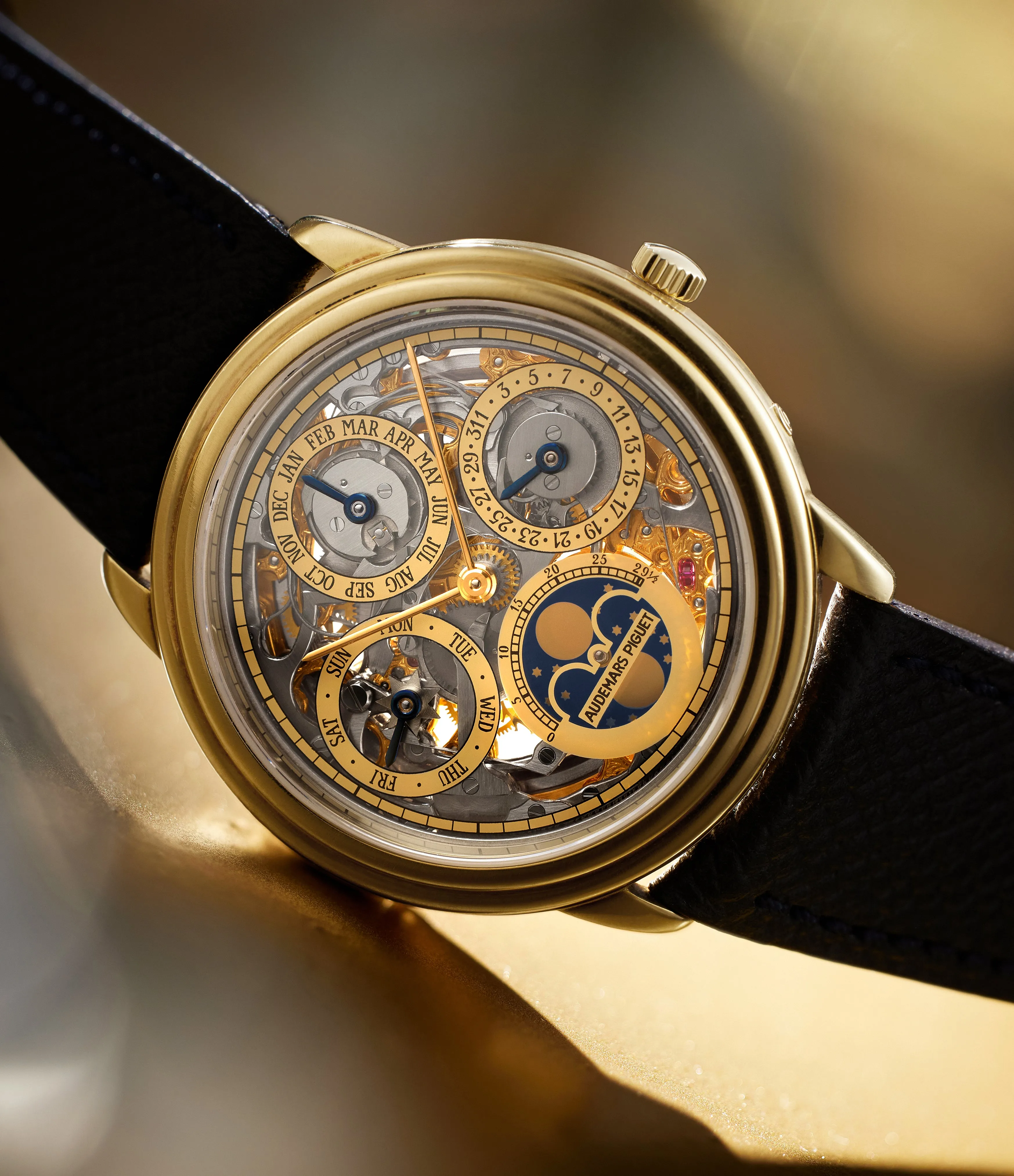 Quantième Perpétuel Skeleton | 25558/002BA | Yellow Gold