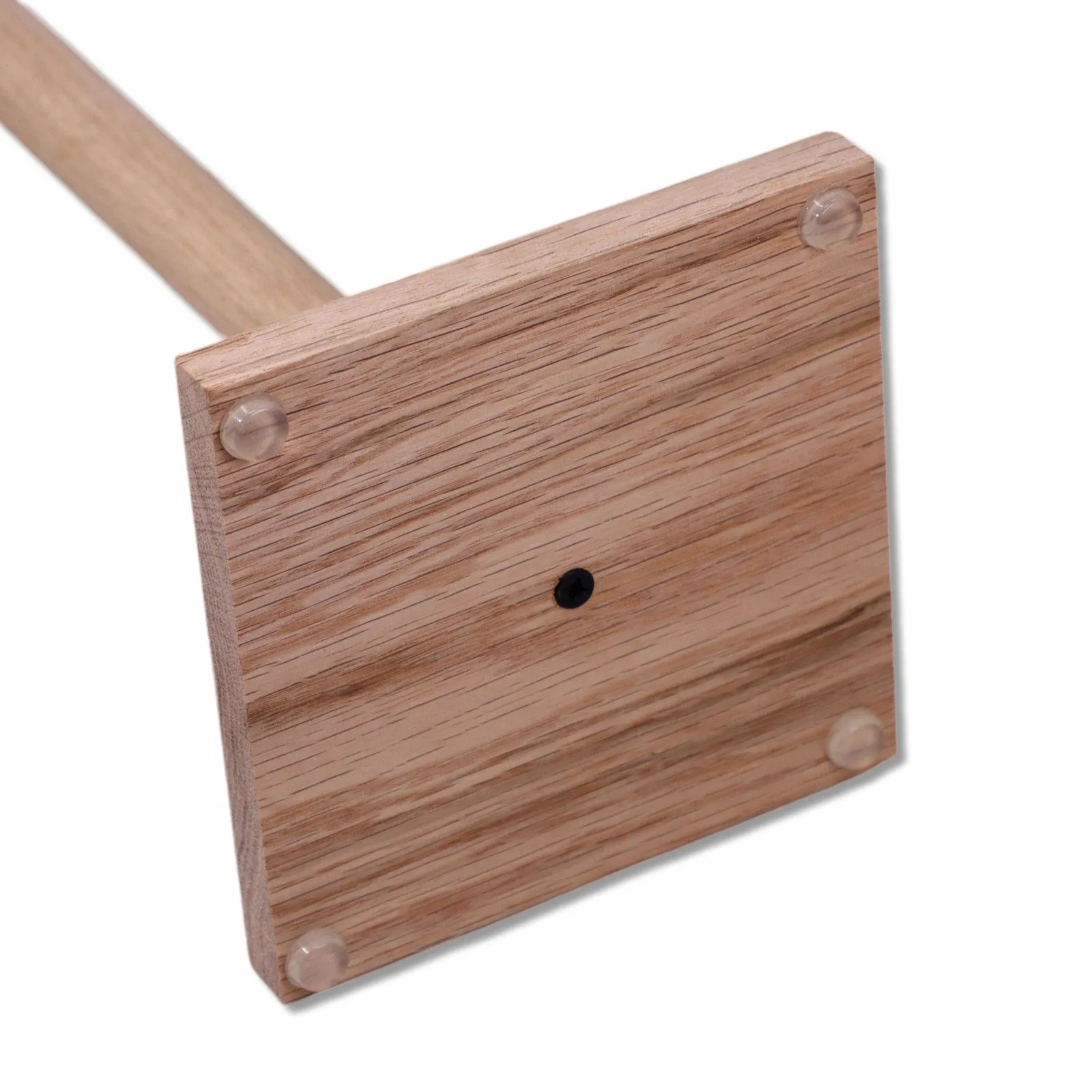 Red Oak Wooden T Bar Necklace Jewelry Display Stand USA 10" W 20" Bar to Base