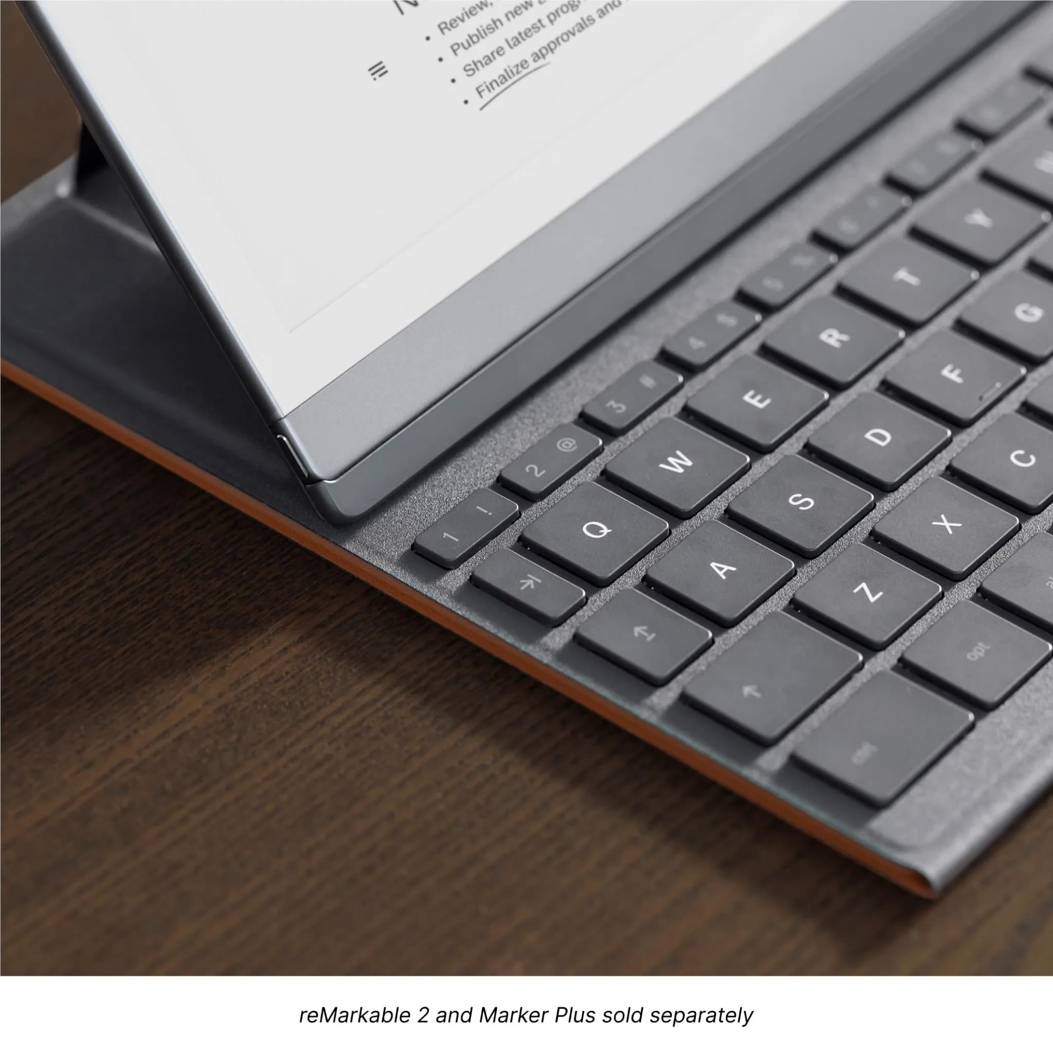 reMarkable Type Folio Keyboard Cover for reMarkable 2 Paper Tablet(Sepia Brown)