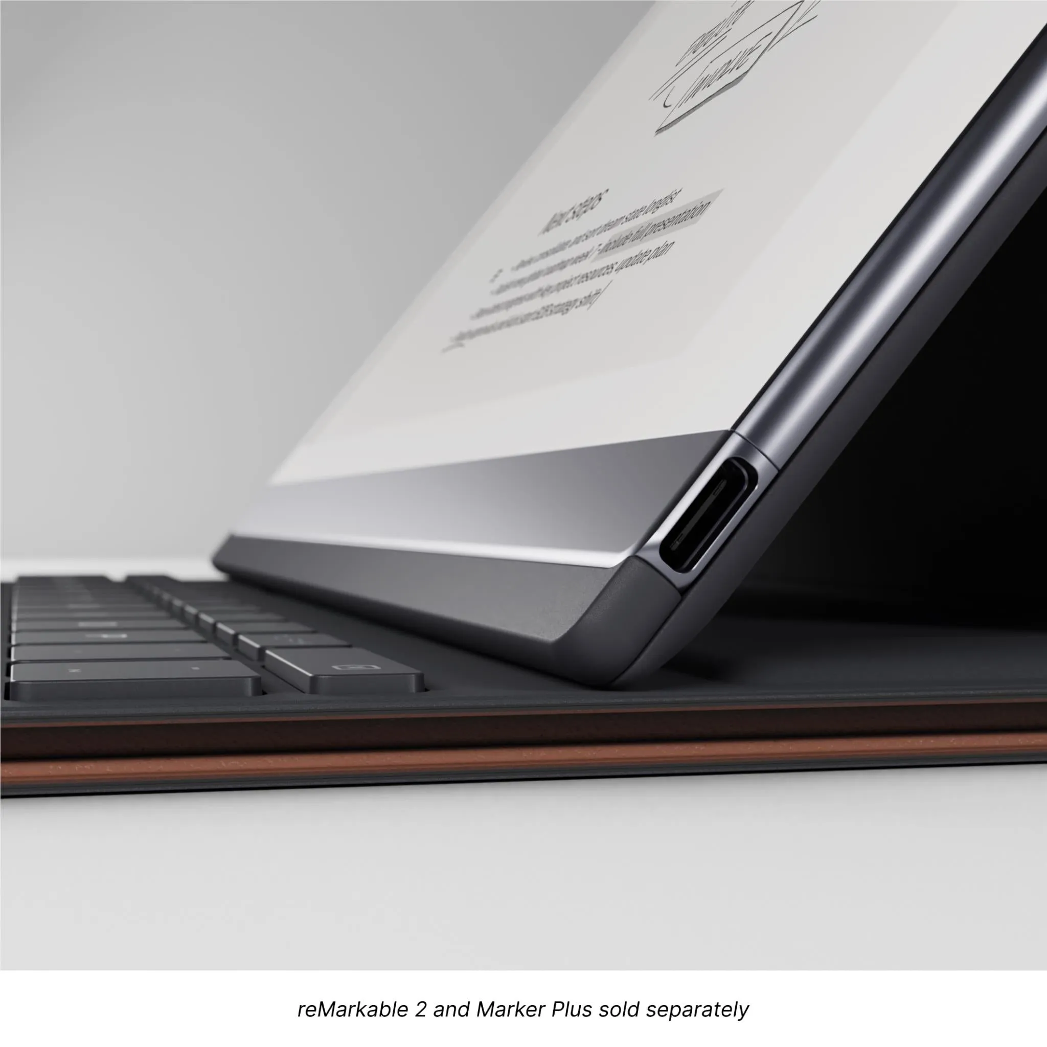 reMarkable Type Folio Keyboard Cover for reMarkable 2 Paper Tablet(Sepia Brown)