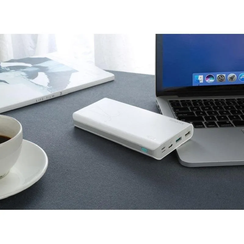Romoss Sense6  20000mAh QC Type-C Power Bank - White
