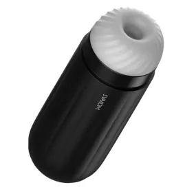 Sam Neo Interactive Suction Vibrating Masturbator - Black