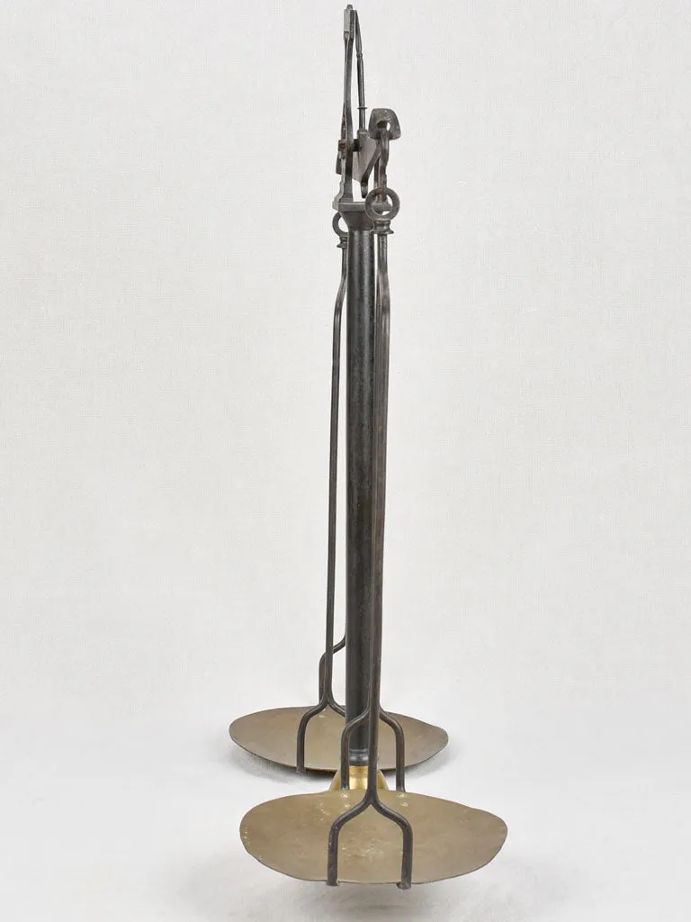 Set of large epicerie scales from the late 19th century 35"