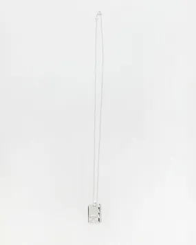 Silver Star Sign Necklace Libra