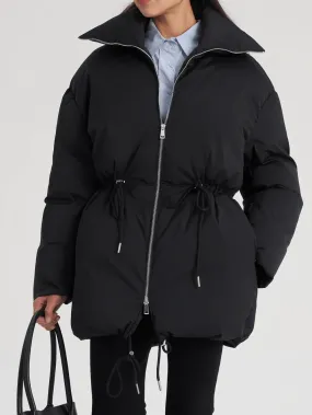 Slim Fit Thick Jacket with Adjustable Waist - SF2303