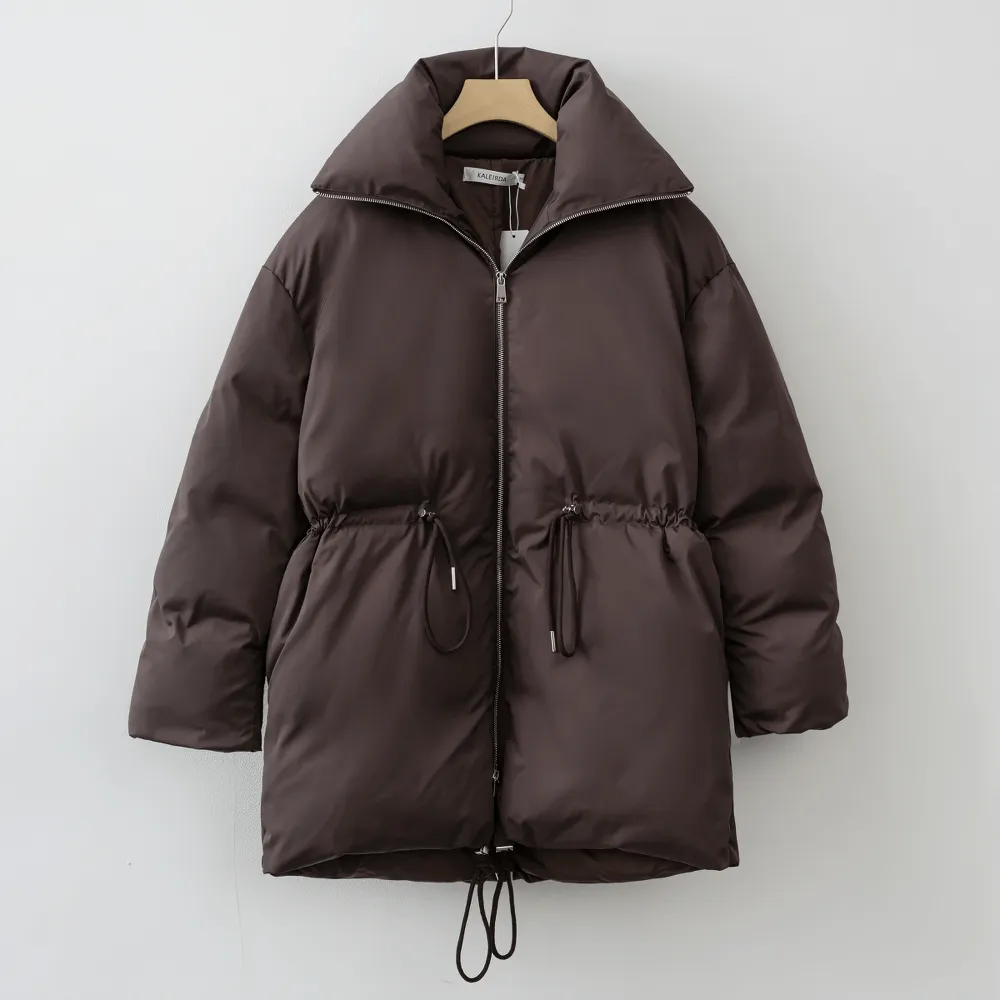 Slim Fit Thick Jacket with Adjustable Waist - SF2303