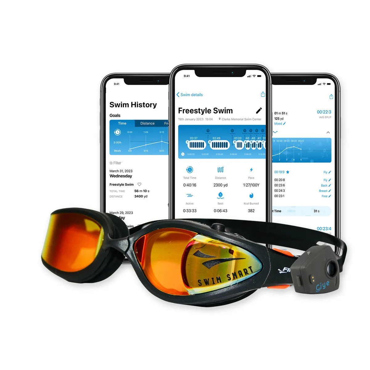 Smart Goggles Max (Only) :: FINIS Australia