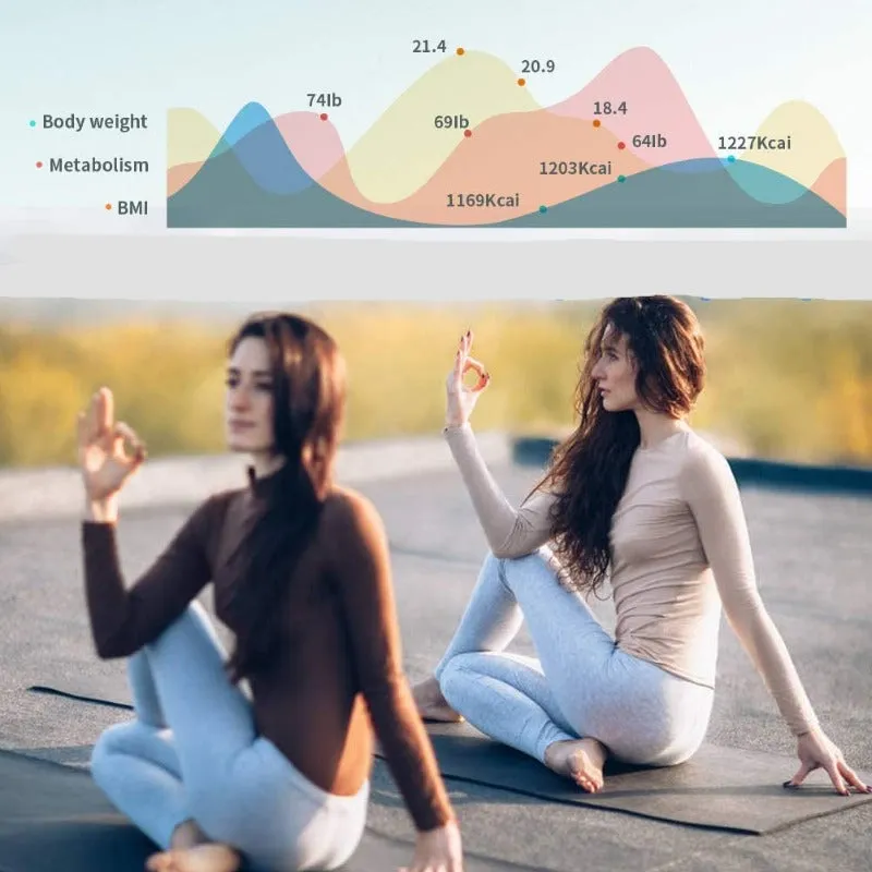 Smart Wireless BMI Digital Bluetooth Body Fat Scale with Smartphone App for Body Weight, Fat, Water, BMI, BMR