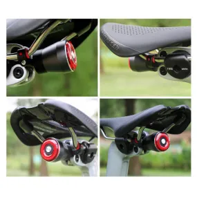 style: Seat cushion - Smart Brake Tail Light Bicycle Usb
