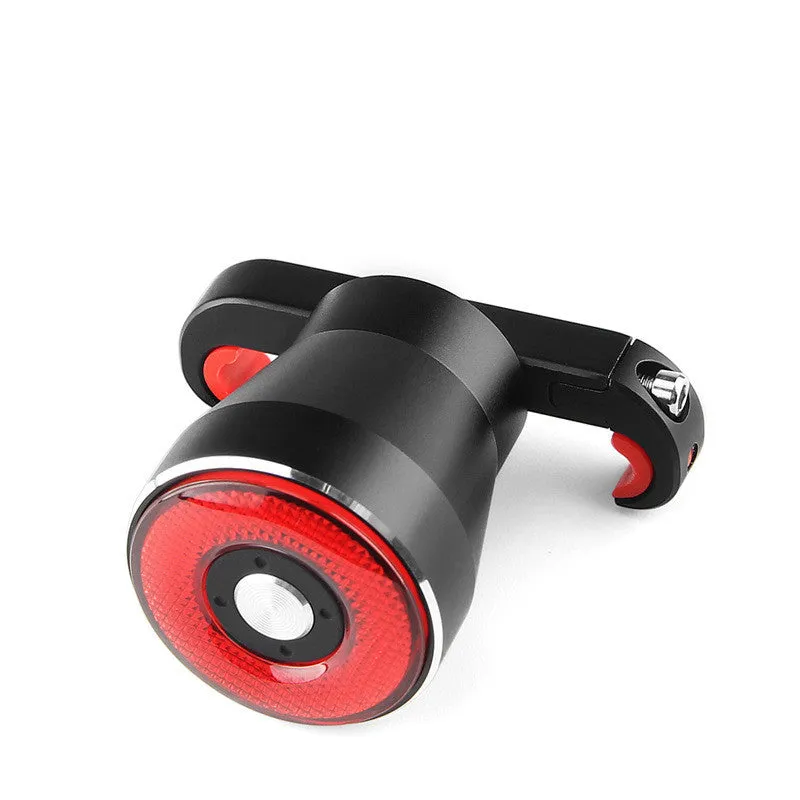 style: Seat cushion - Smart Brake Tail Light Bicycle Usb