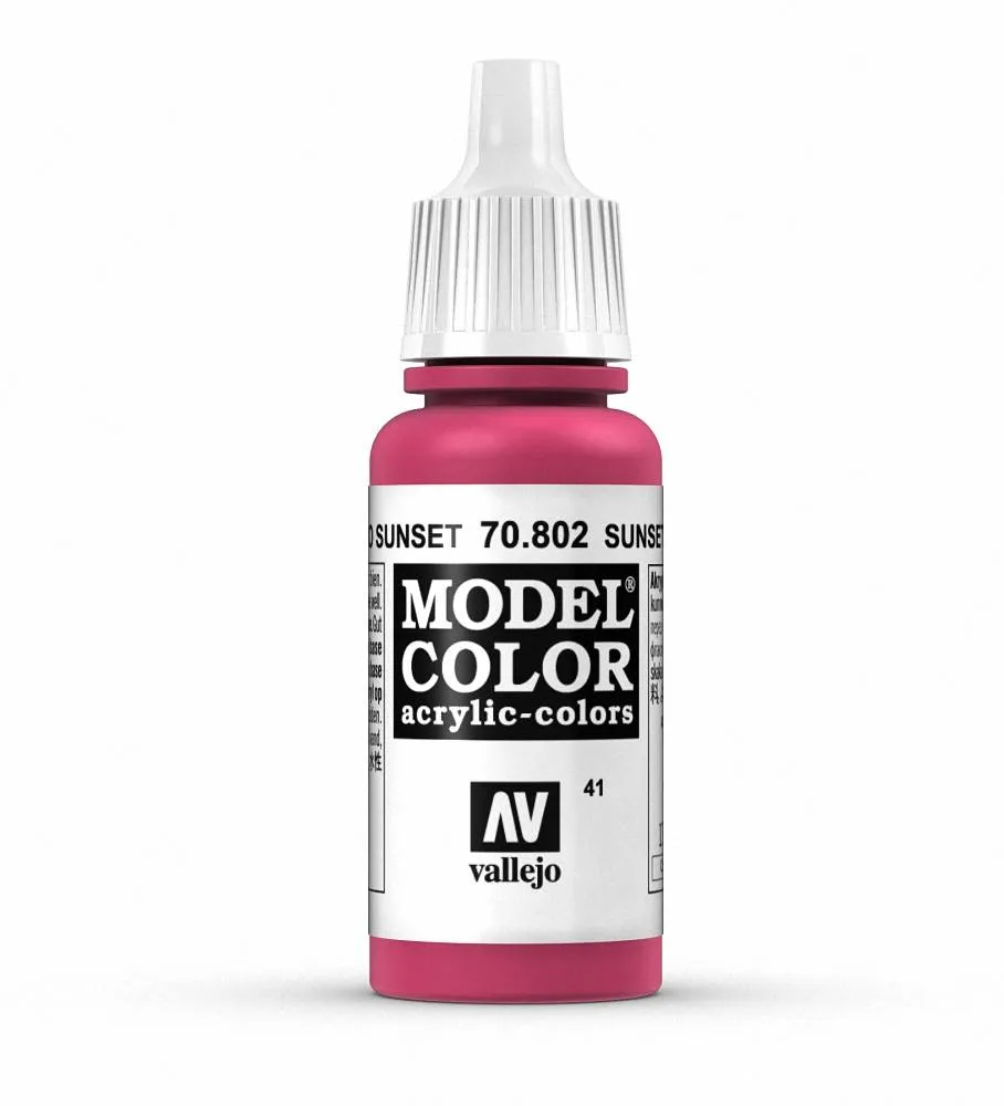 Sunset Red 17ml - Model Colour