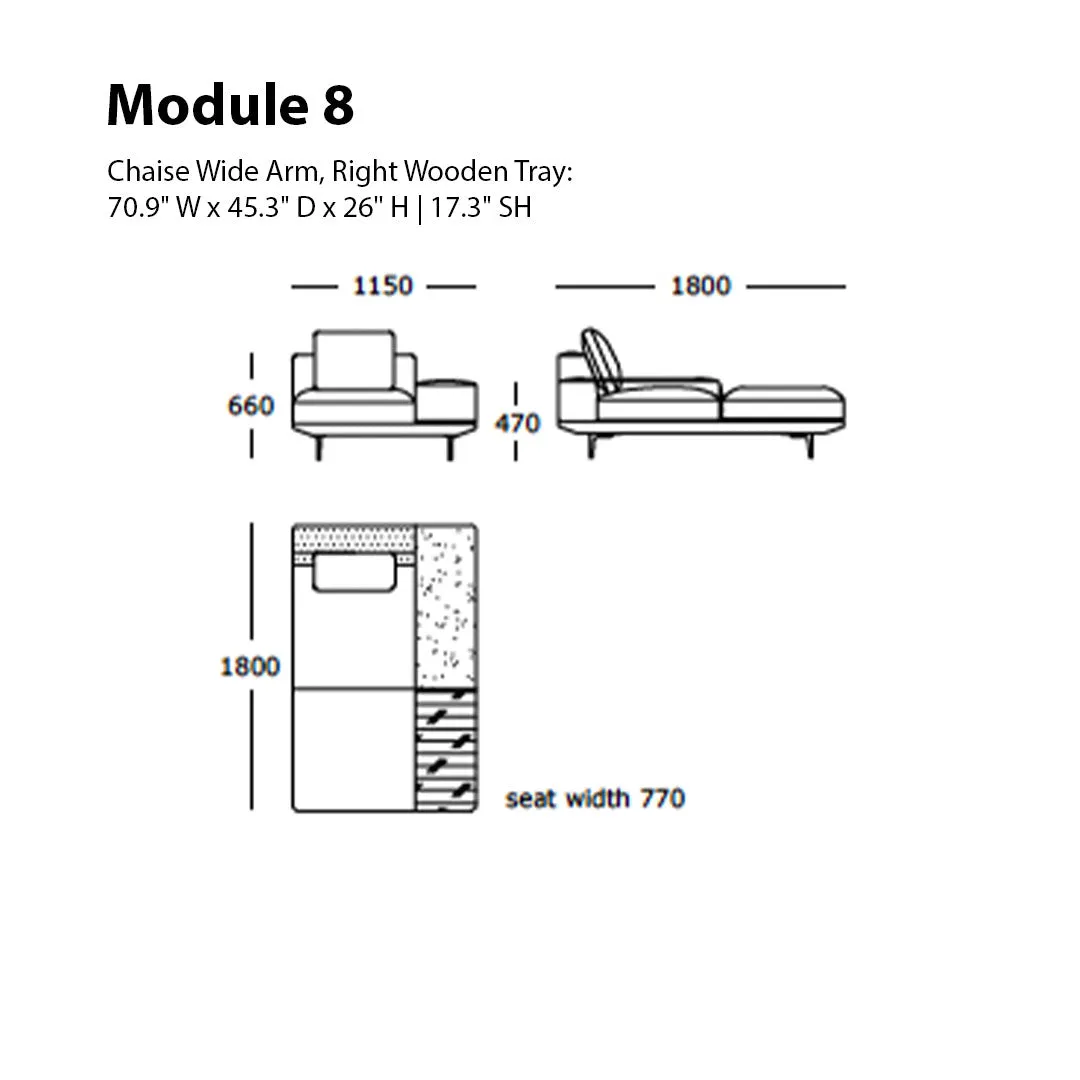 Surface Modular Sofa (Modules 5-8)