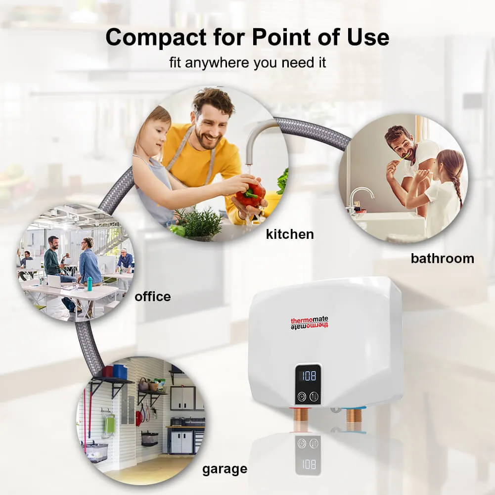 Tankless Electric On Demand Hot Water Heater - 120V | 3.5kW