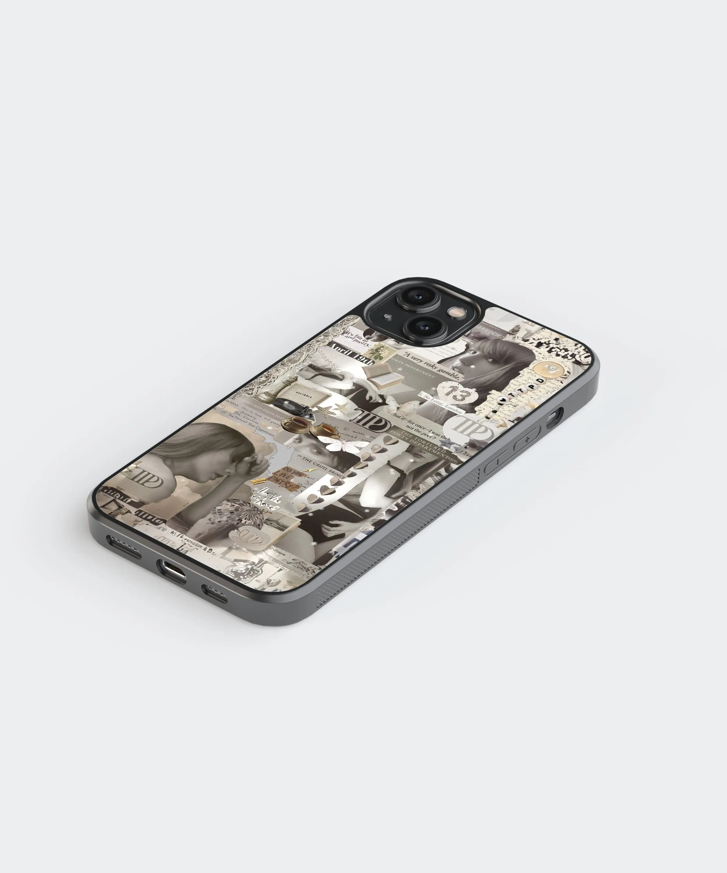 Taylor Swift Tortured Poets Dept Spotify Glass Phone Case Cover