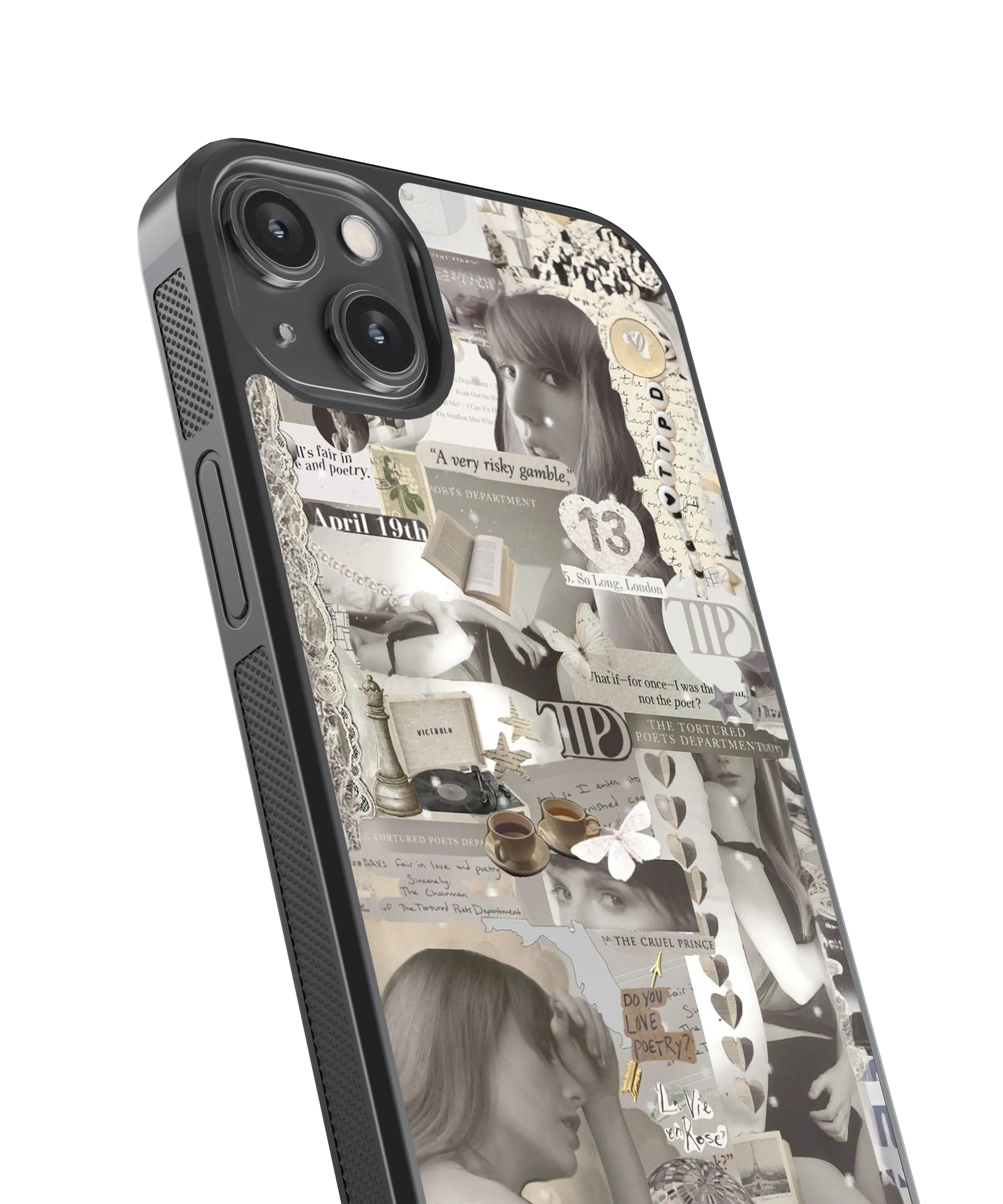 Taylor Swift Tortured Poets Dept Spotify Glass Phone Case Cover
