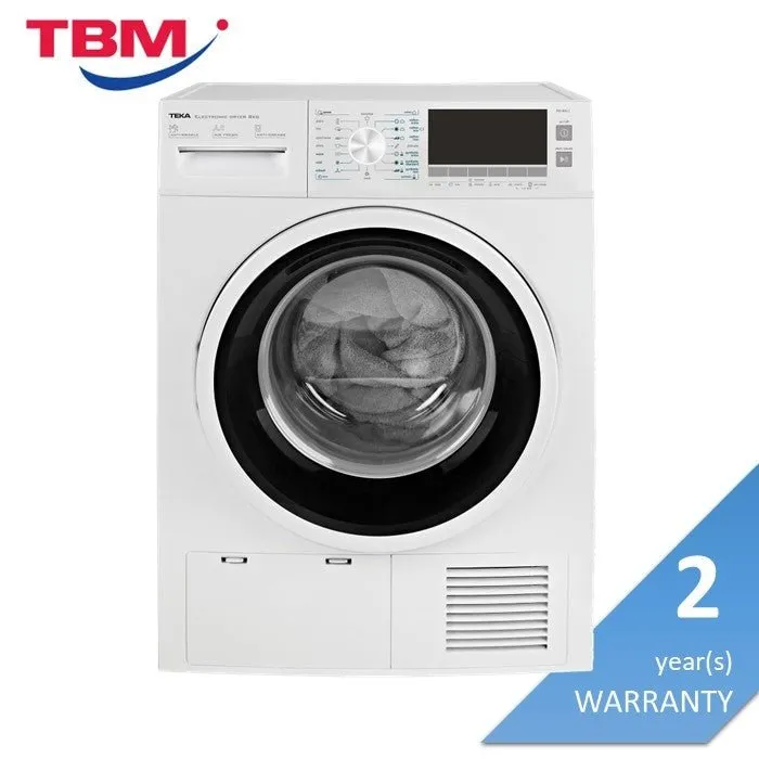 Teka TKS 850C Free Standing Condenser Dryer 8.0kg