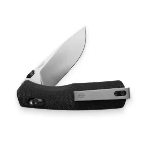 THE CARTER STRAIGHT - BLACK STAINLESS / MICARTA