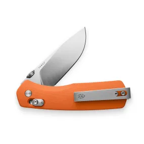 THE CARTER STRAIGHT - ORANGE / STAINLESS / G10