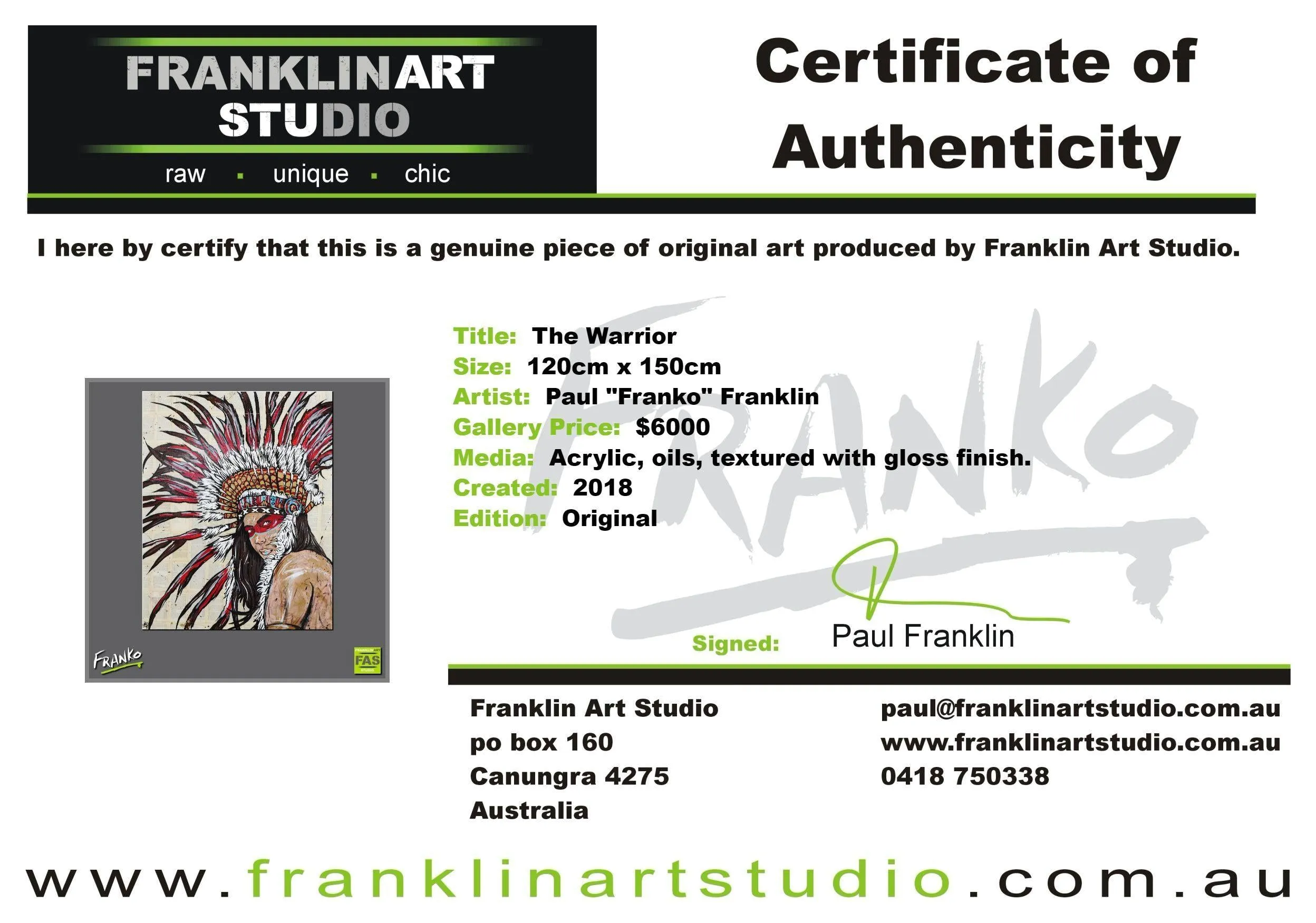The Warrior 120cm x 150cm Indian Chief Vintage Book Pop art Painting (SOLD)