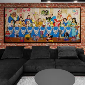 The Wedding of the Century 270cm x 120cm Cinderella Wedding Urban Pop Book Club Painting