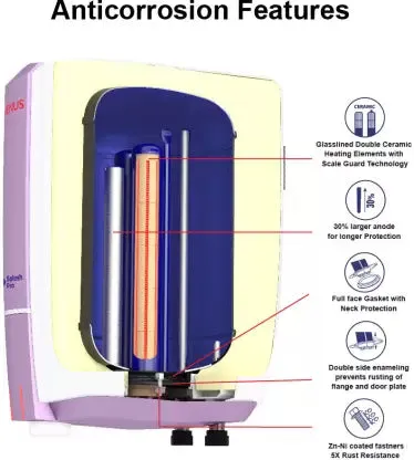 Venus 15 L Storage Water Geyser 015SX ( Tuscan Gold, PURPLE HAZE, GRAPHITE SILVER)