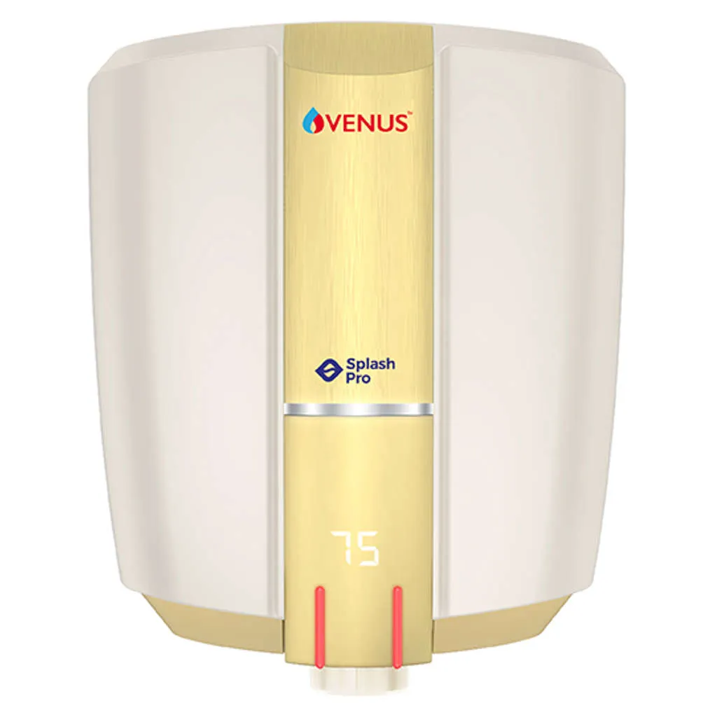 Venus Splash Pro Smart Storage Water Heater 10 Litre Ivory Tuscan Gold 10SX