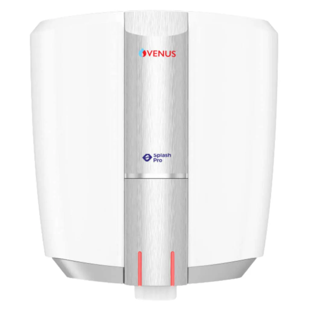 Venus Splash Pro Smart Storage Water Heater 10 Litre White Graphite Silver 10SX