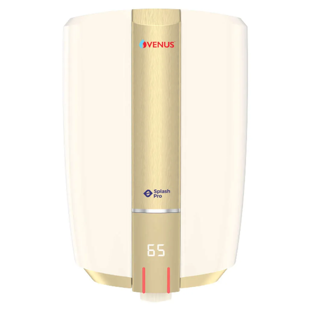 Venus Splash Pro Smart Storage Water Heater 25 Litre Ivory Tuscan Gold 25SX