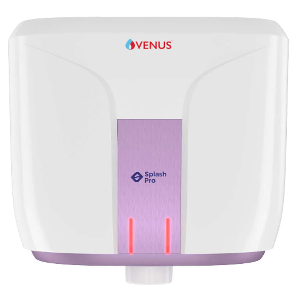 Venus Splash Pro Storage Water Heater 6 Litre White Purple Haze 6SB