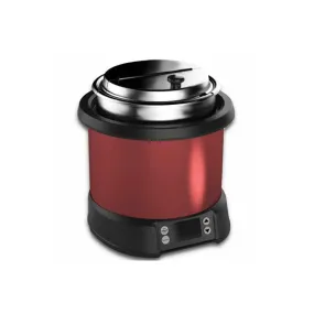 Vollrath 7470140 7 Qt. Red Mirage Induction Rethermalizer - 120V/800W