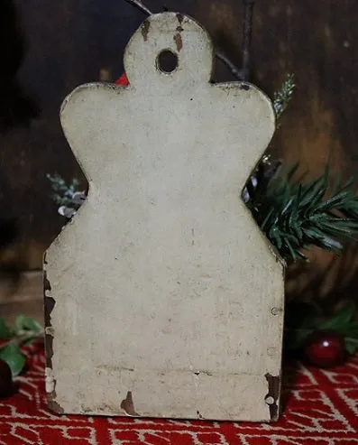Wall Box with Santa Holding Staff and Tree