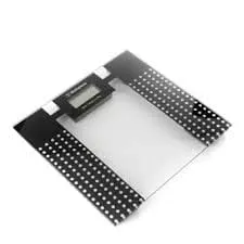 Westinghouse Electronic Bathroom Scale Black With dots-WHSWD1K2