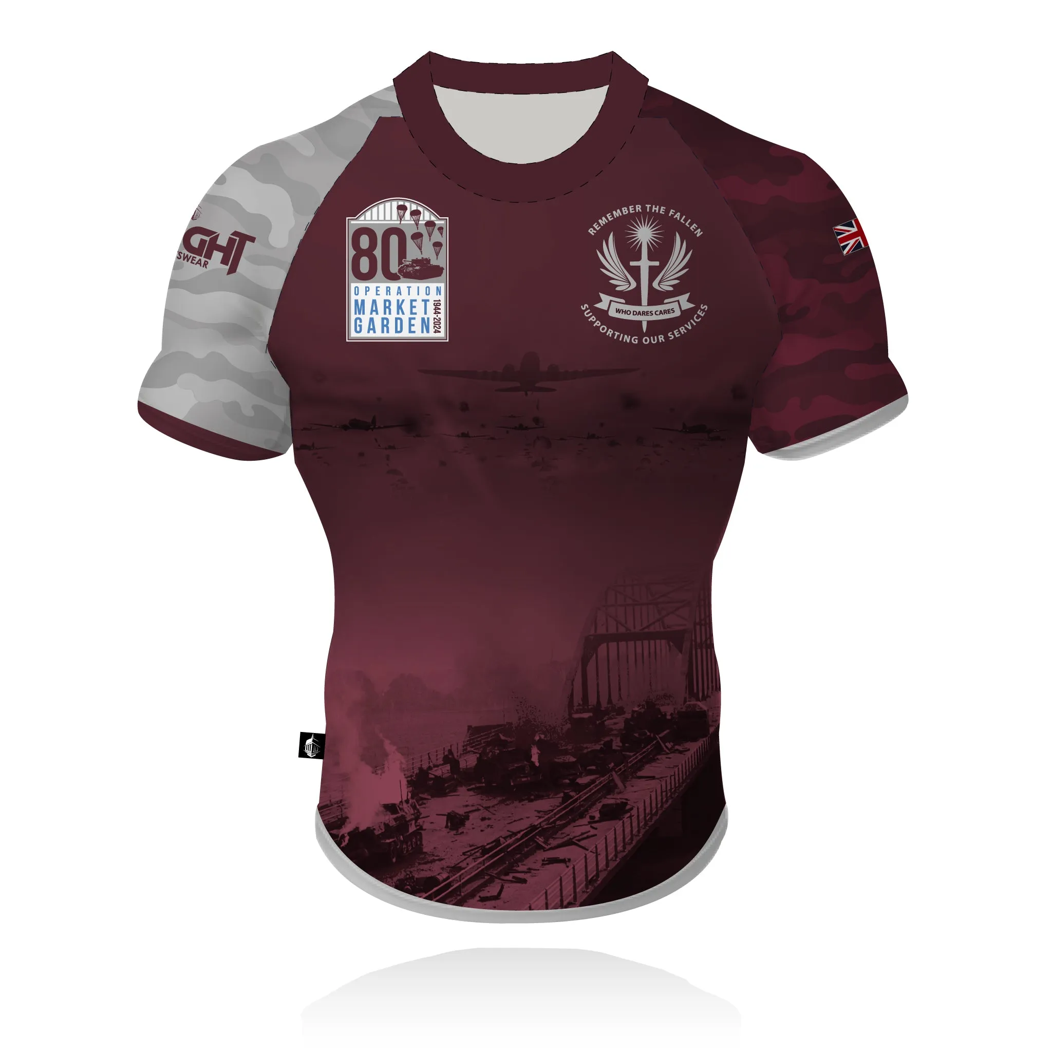 Who Dares Cares - Operation Market Garden 80 - Rugby/Training Shirt