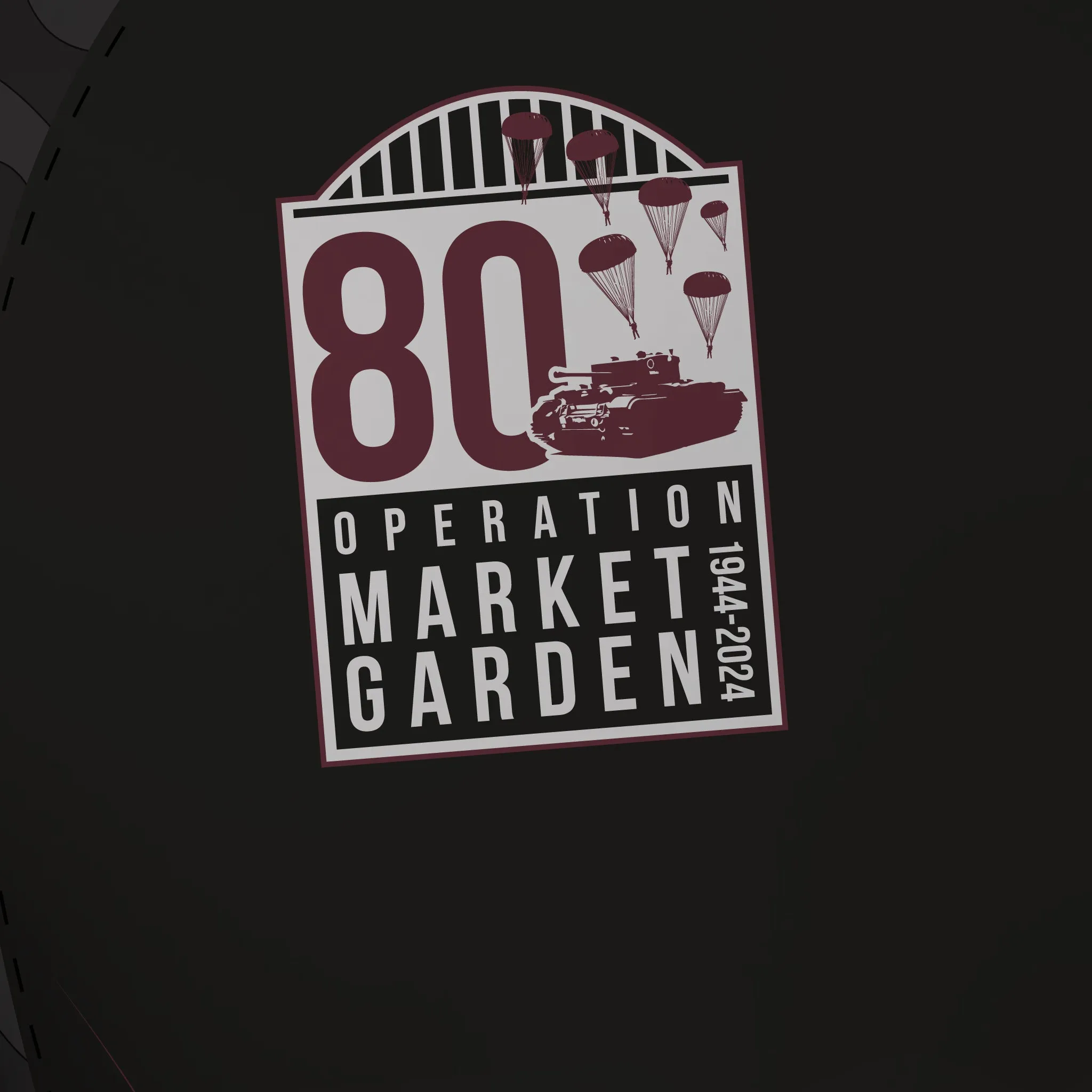 Who Dares Cares - Operation Market Garden 80 - Tech Tee