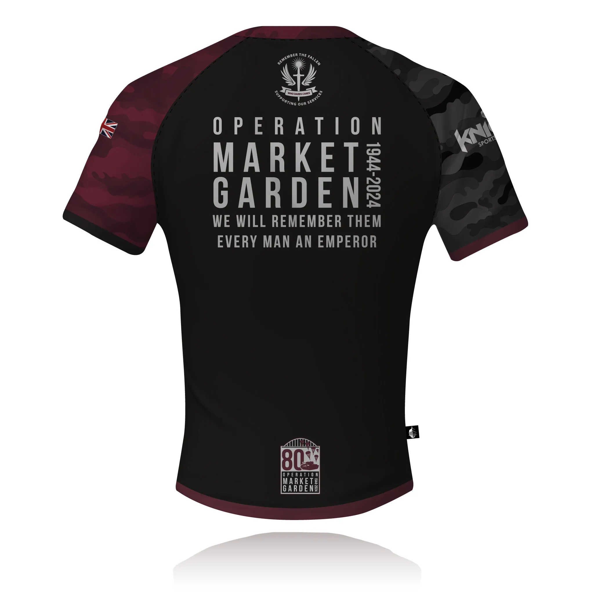 Who Dares Cares - Operation Market Garden 80 - Tech Tee