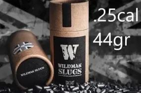 Wildman Flat Base Slugs til Luftvåpen 6.35mm(.25) - 44gr 100stk