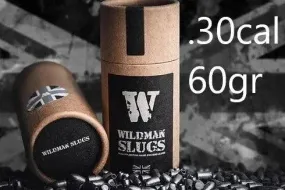 Wildman Flat Base Slugs til Luftvåpen 7.62mm(.30) - 60gr 100stk