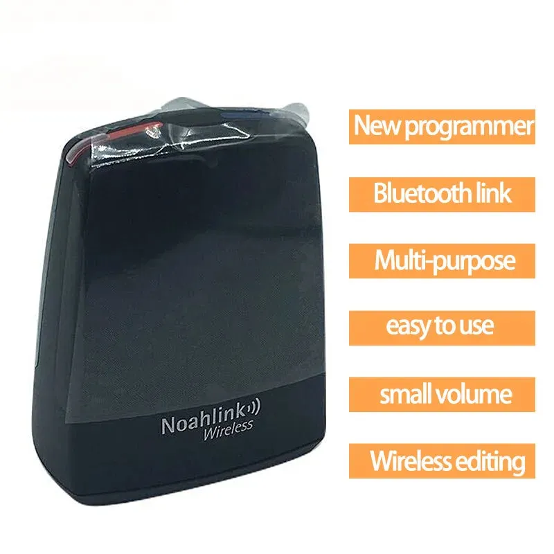 Wireless Bluetooth Hearing Aid Programmer I Digital Assistance Programming Machine in Sleek Black Design