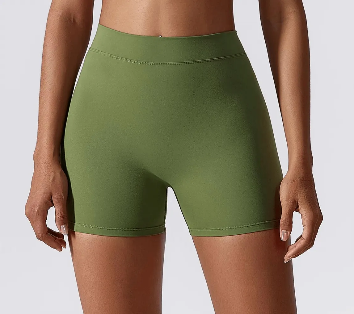 Women's Elastic Performance Yoga Shorts - SF2209
