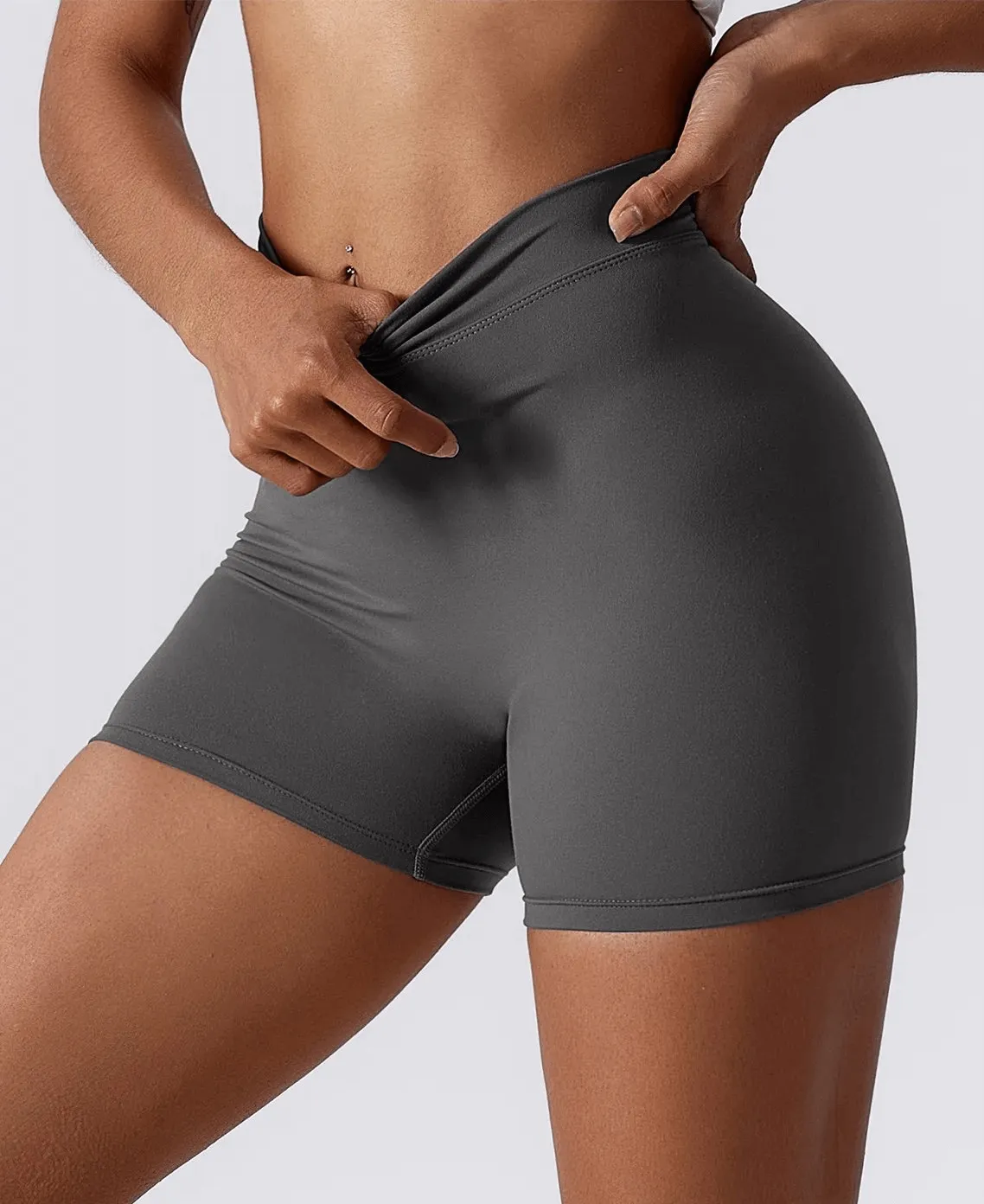 Women's Elastic Performance Yoga Shorts - SF2209