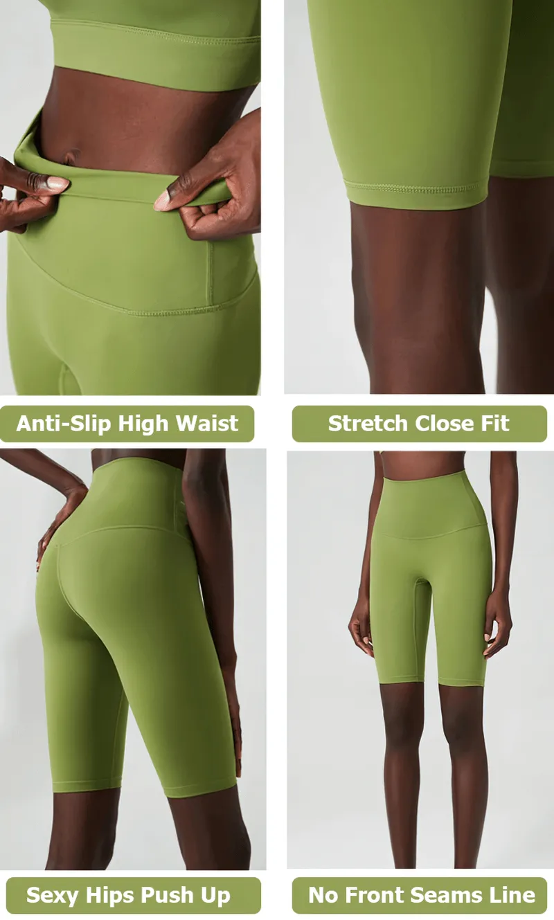 Women's Solid Color Two Pieces Yoga Set - SF2079