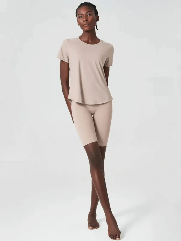 Women's Solid Color Two Pieces Yoga Set - SF2079