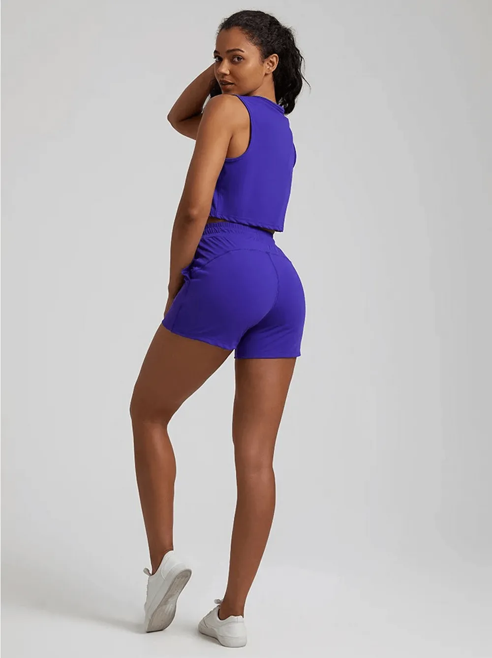 Women's Workout Shorts with Elastic Waistband - SF2235