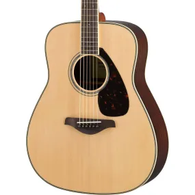 Yamaha Folk Guitar FG830 - Solid Sitka Spruce Top - Natural